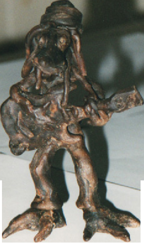 1999 ¤Sculpture cire¤ guitariste