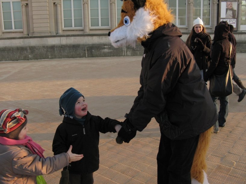 Première sortie en fursuit!