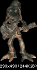 1999 ¤Sculpture cire¤ guitariste